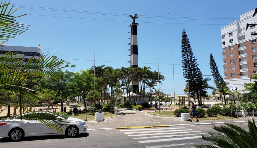 praça do farol em Capão da Canoa
