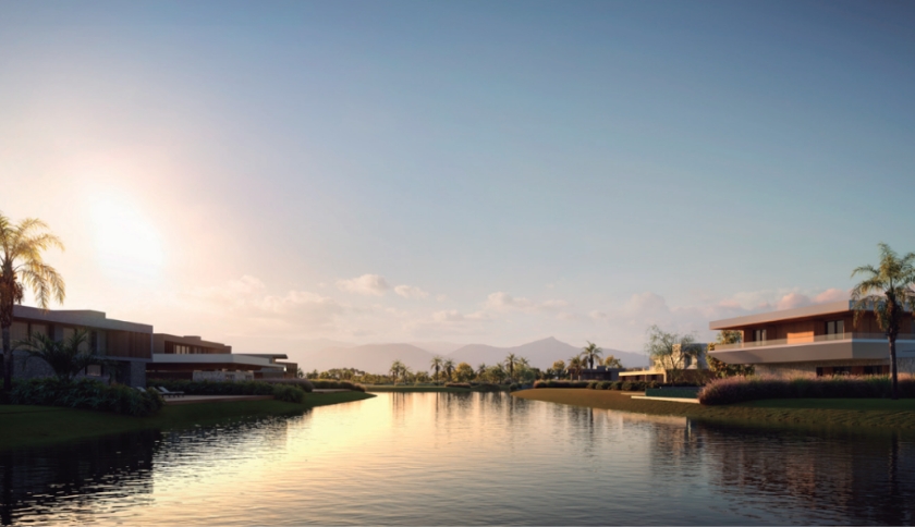 Distância dos lotes no Enseada