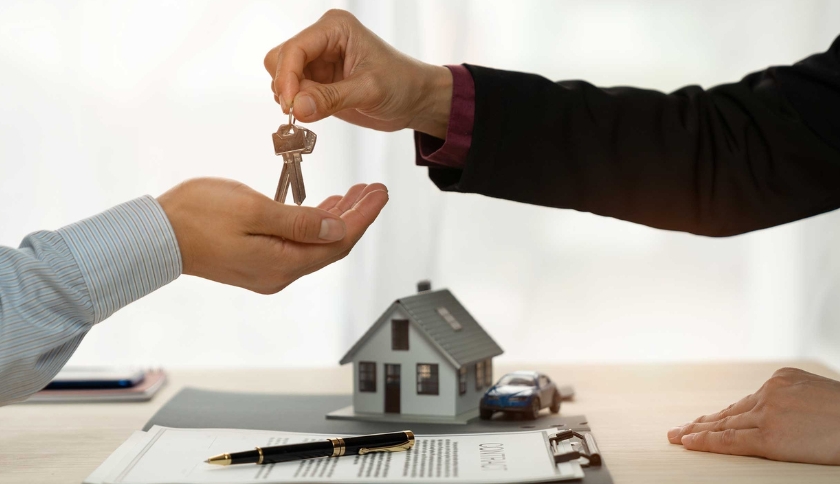 Uma pessoa comprando imóvel
